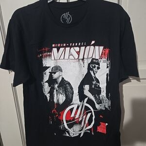 Black and Red Graphic Tee